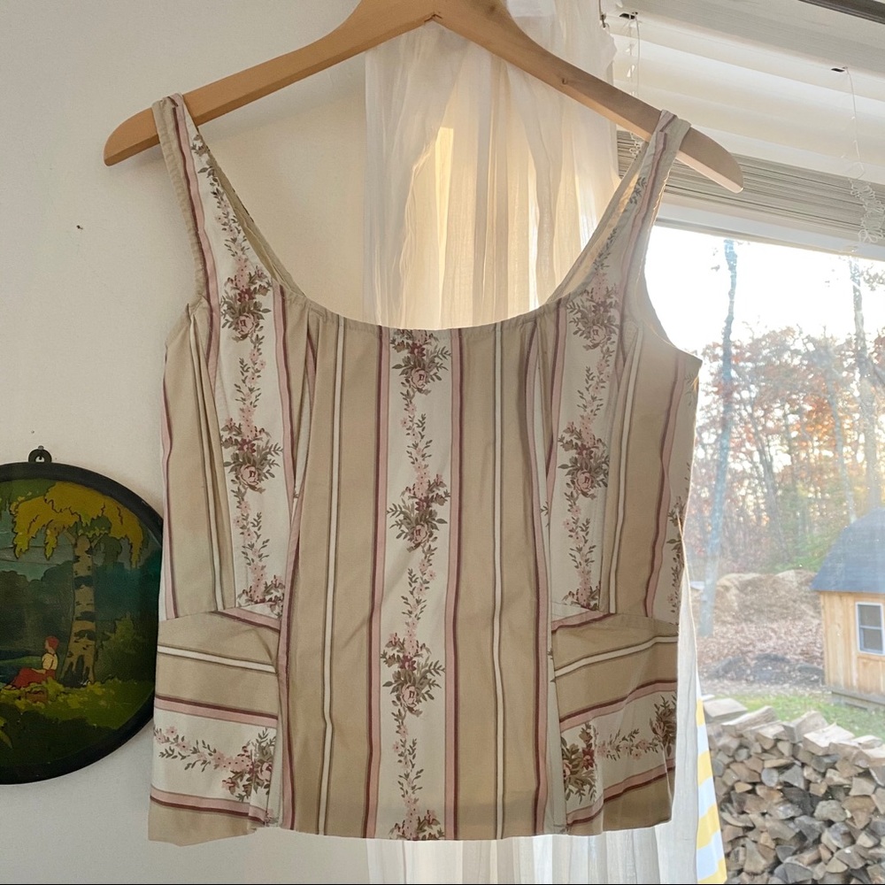 The Limited cotton corset top